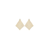 Rabanne Gold Brass Earrings - One Size