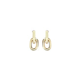Rabanne Gold Resin Earrings - One Size