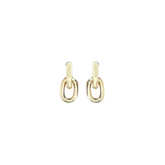 Rabanne Gold Resin Earrings - One Size