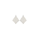Rabanne Silver Brass Earrings - One Size