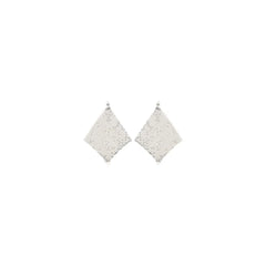 Rabanne Silver Brass Earrings - One Size