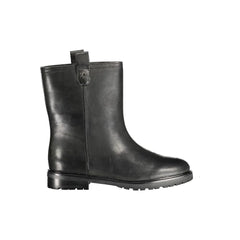 Ralph Lauren Black Leather Women Boot - Boots