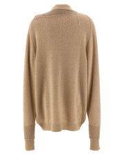 RAMAEL Beige Cashmere Cardigan - S