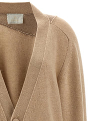 RAMAEL Beige Cashmere Cardigan - S