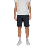 Refrigiwear Blue Cotton Bermuda - W32 - Bermudas