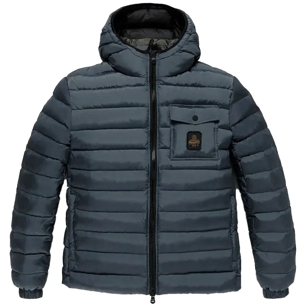 Refrigiwear Blue Nylon Men Jacket - Puffer Jackets