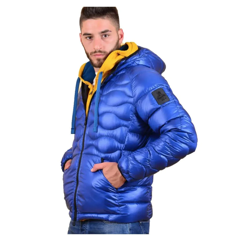 Refrigiwear Blue Nylon Men Jacket - XXL