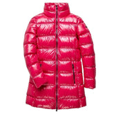 Refrigiwear Fuchsia Shimmer Long Down Jacket - Puffer Jackets