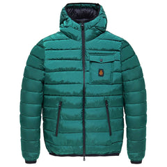 Refrigiwear Green Nylon Men Jacket - XXL - Puffer Jackets