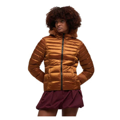 Refrigiwear Orange Nylon Women Jacket - Puffer Jackets