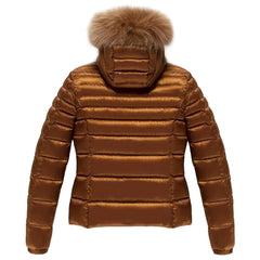 Refrigiwear Orange Nylon Women Jacket - Puffer Jackets