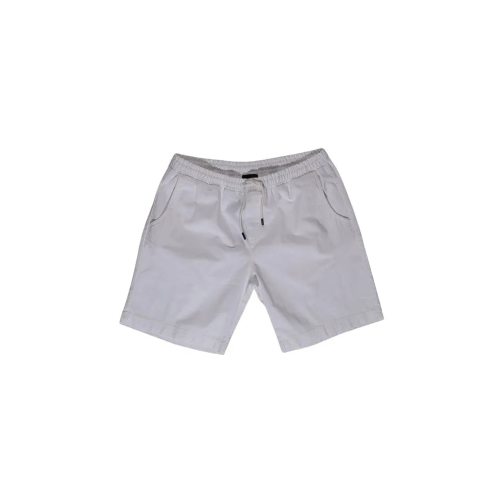 Refrigiwear White Cotton Bermuda Shorts - W40