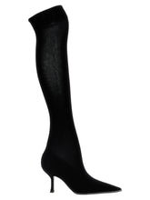 RENE CAOVILLA Black Leather Over The Knee - EU37/US7