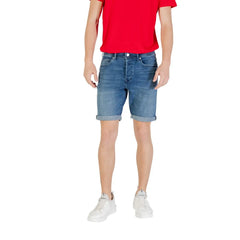 Replay Blue Cotton Bermuda - W29 - Bermudas