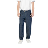 Replay Blue Cotton Pant - Trousers
