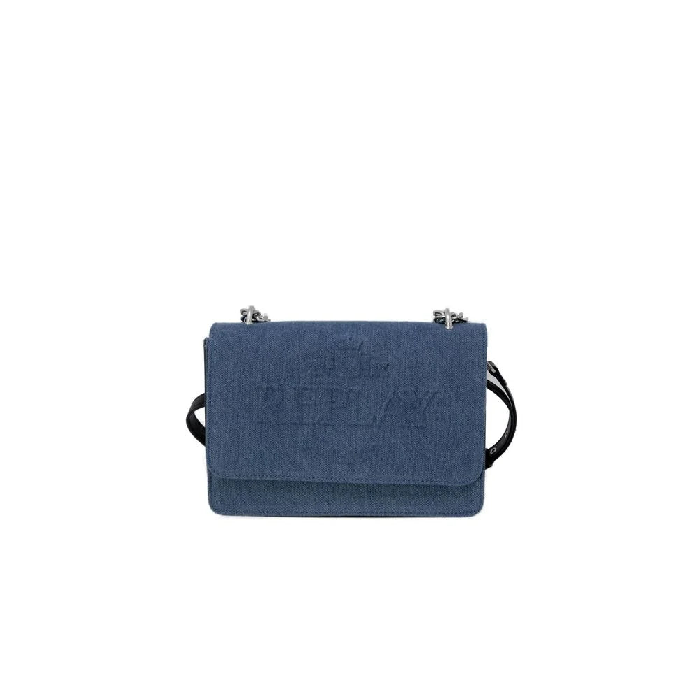 Replay Blue Polyester Shoulder Bag - Shoulder Bags