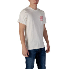 Replay Cream Cotton T-Shirt - T-Shirts