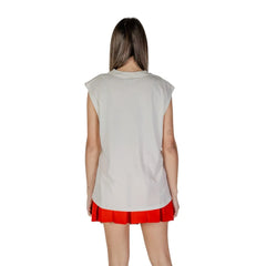 Replay Cream Cotton Tank Top - IT44|L - Tank Tops