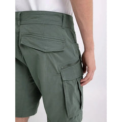 Replay Green Cotton Bermuda - Bermudas