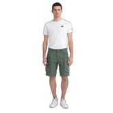 Replay Green Cotton Bermuda - Bermudas