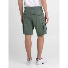 Replay Green Cotton Bermuda - Bermudas