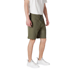 Replay Green Cotton Bermuda - IT46 | M - Bermudas