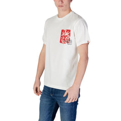 Replay White Cotton T-Shirt - T-Shirts