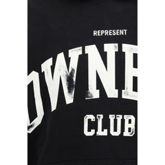 Represent Black Cotton Sweatshirt