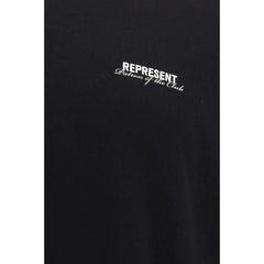 Represent Black Cotton T-Shirt