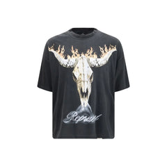 Represent Tricou negru din bumbac