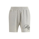 Represent Cream Cotton Bermuda Shorts