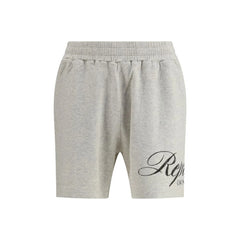 Represent Cream Cotton Bermuda Shorts