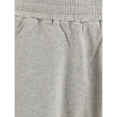 Represent Cream Cotton Bermuda Shorts