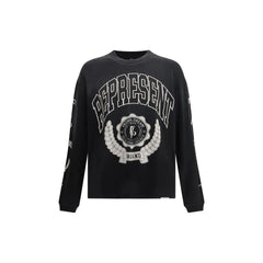 Represent Gray Cotton Long Sleeve T-Shirt - M - T-Shirts