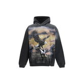 Represent Felpa in cotone grigia - S