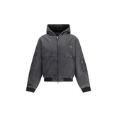 Represent Hooded Bomber washed - L - Bomber Jackets