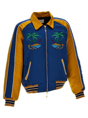 Rhude Multicolor Polyester Bomber - XL