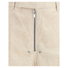 Rick Owens Beige Cotton Casual Pants - IT42 | L - Trousers