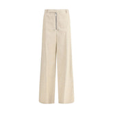 Rick Owens Beige Cotton Casual Pants - IT42 | L - Trousers