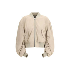Rick Owens Beige Leather Jacket - IT38 | S