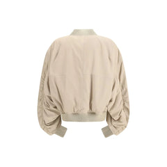 Rick Owens Beige Leather Jacket - IT38 | S