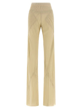 Rick Owens Beige Silk Flared Pants