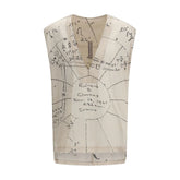 Rick Owens Beige Viscose Pattern Shirt - IT48 | M