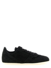 Rick Owens Bicolor Calfskin Low Top Sneakers
