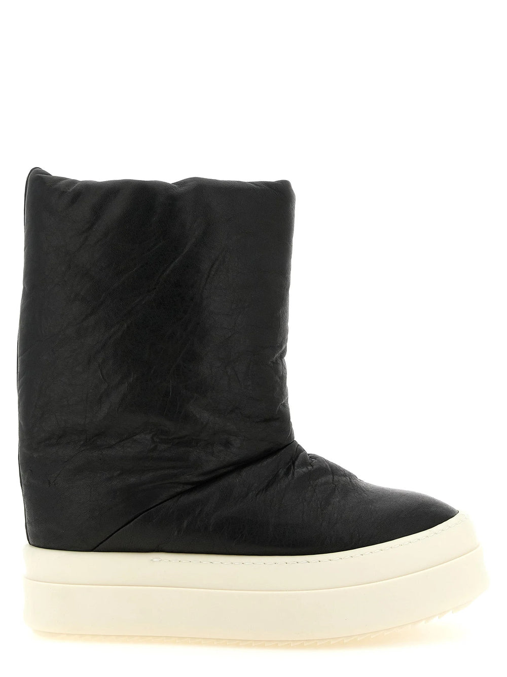 Rick Owens Bicolor Lamb Leather Boots