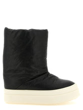 Rick Owens Bicolor Lamb Leather Boots