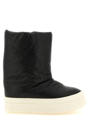 Rick Owens Bicolor Lamb Leather Boots