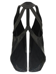 Rick Owens Black Bull Skin Sleeveless Jacket - IT50 | L