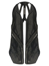 Rick Owens Black Bull Skin Sleeveless Jacket - IT50 | L