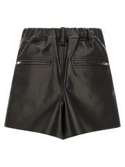 Rick Owens Black Calfskin Long Skirt